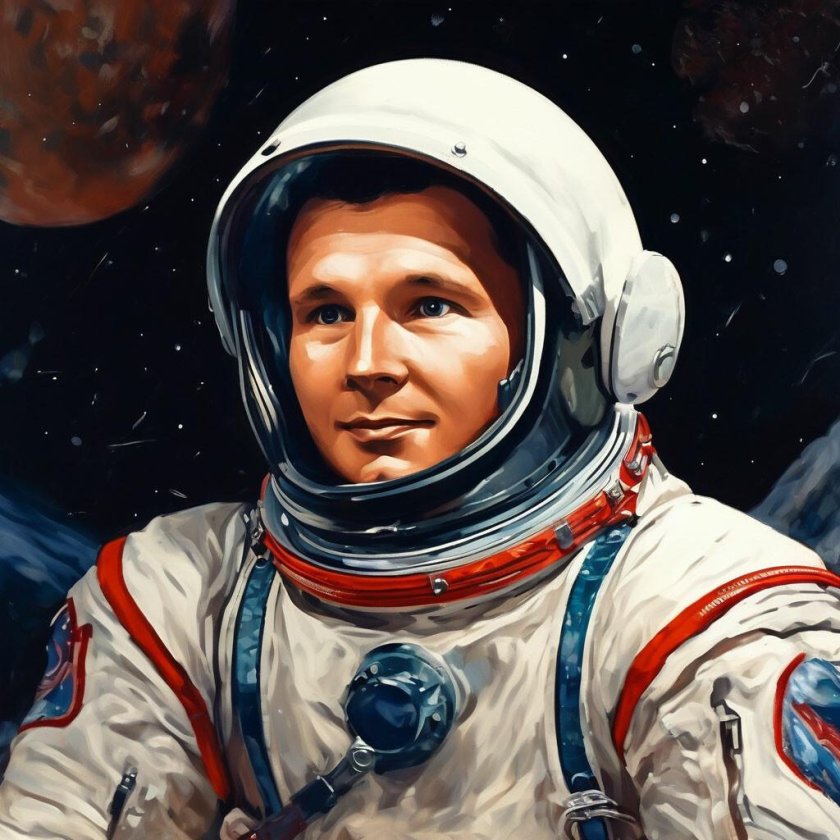 Юрий гагарин первый космонавт