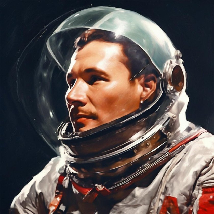 Портрет юрий гагарин