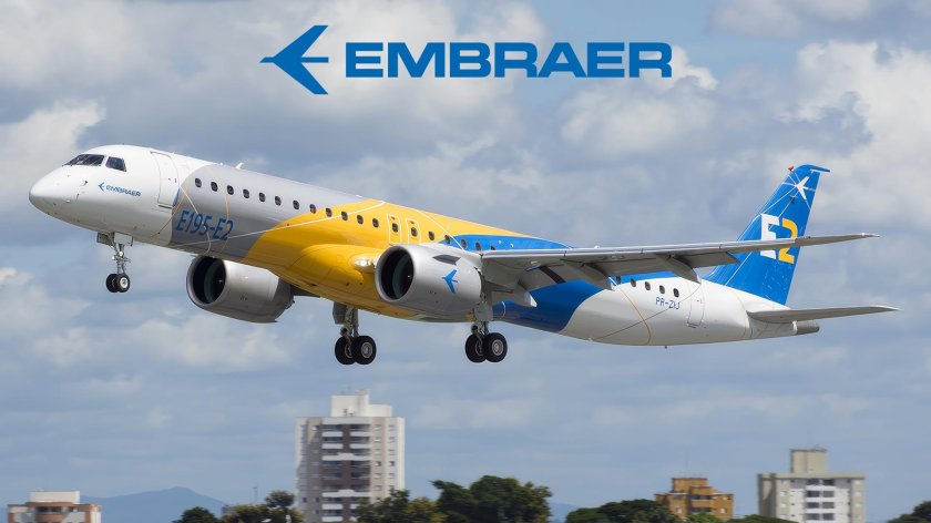Embraer e195 самолет