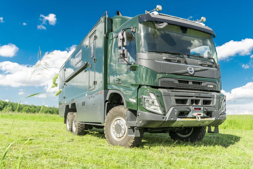 Volvo fmx 6x6 автодом