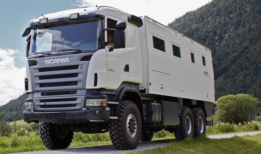 Автодом Scania 8x8