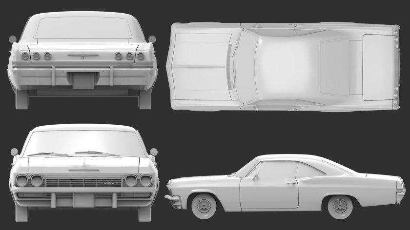 Chevrolet Impala 1967 Blueprint
