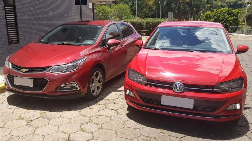 Фольксваген поло и Шевроле Круз