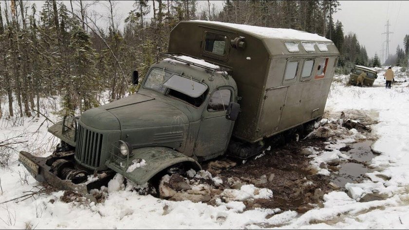 ЗИЛ 157 по бездорожью