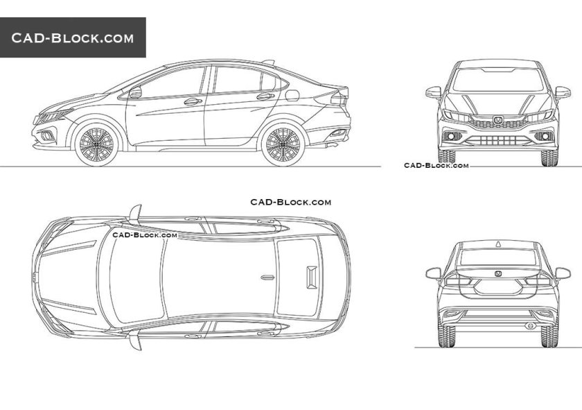 Honda City чертежи