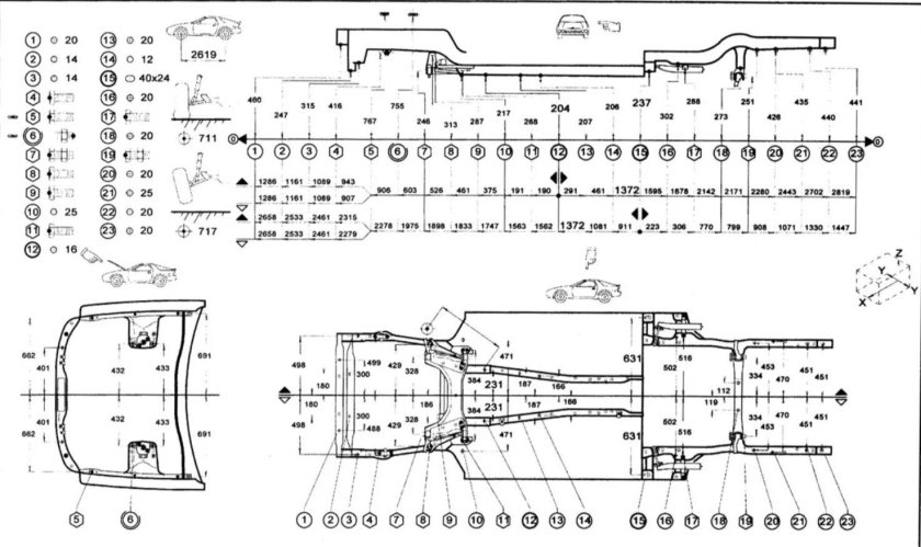 Кузовные Размеры Хонда Цивик