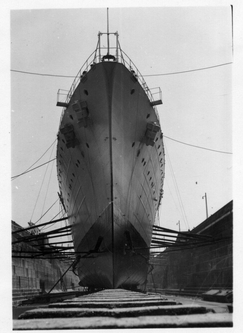 Граф шпее корабль на дне