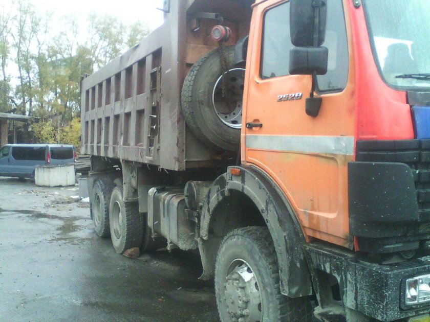 Номер шасси Beifang Benchi самосвал