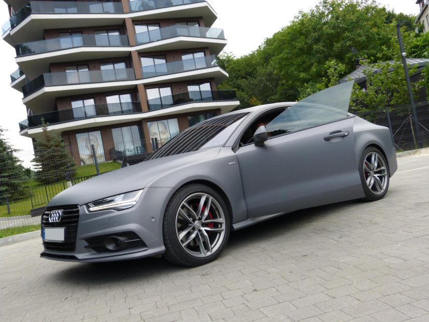 Skoda a8 серая матовая