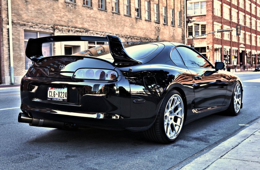 Toyota supra a80 black