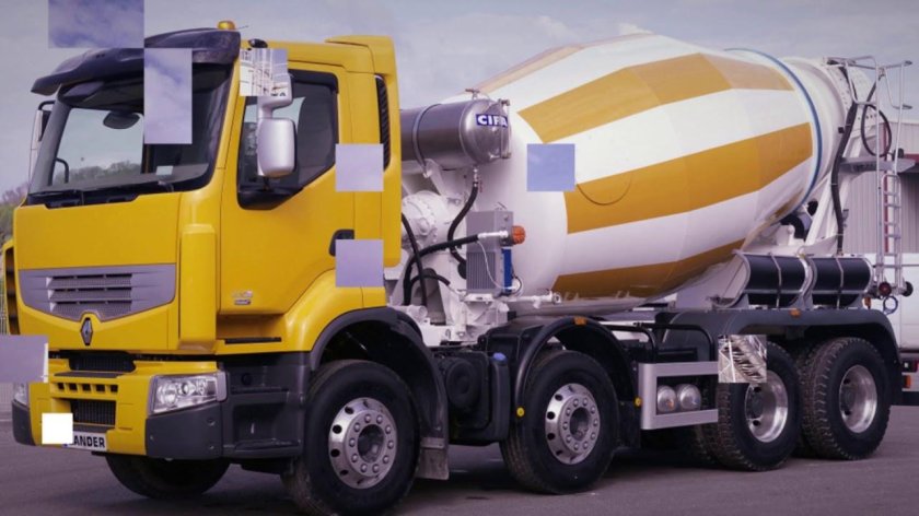 КАМАЗ бетономешалка 8x4