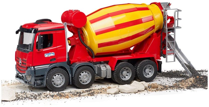 Бетономешалка bruder mercedes-benz