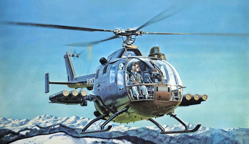 MBB bo 105 чертежи