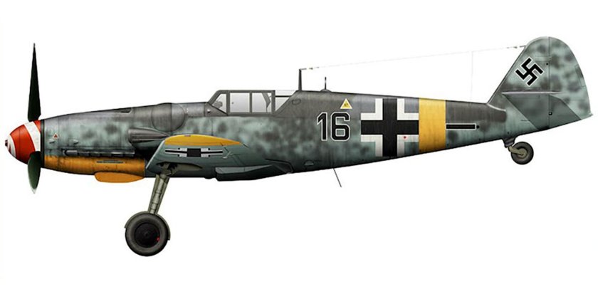 Эрих Хартманн Мессершмитт bf.109g