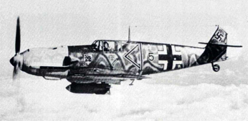 Самолёт Мессершмитт 109