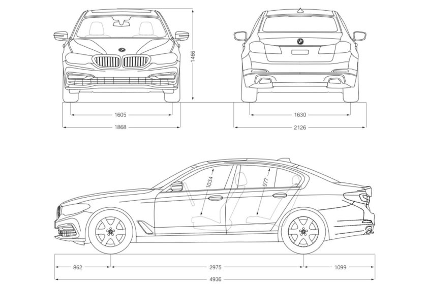 Ширина бмв 3 f30