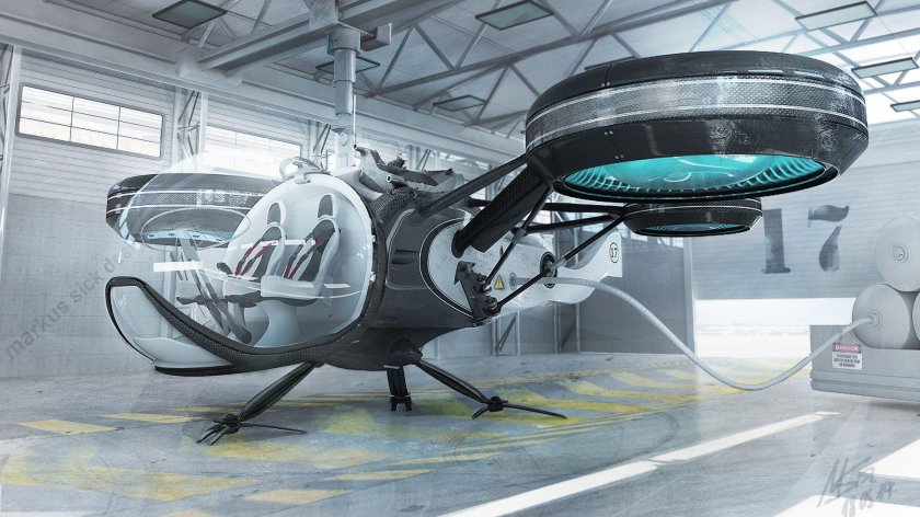 Реактивный конвертоплан концепт