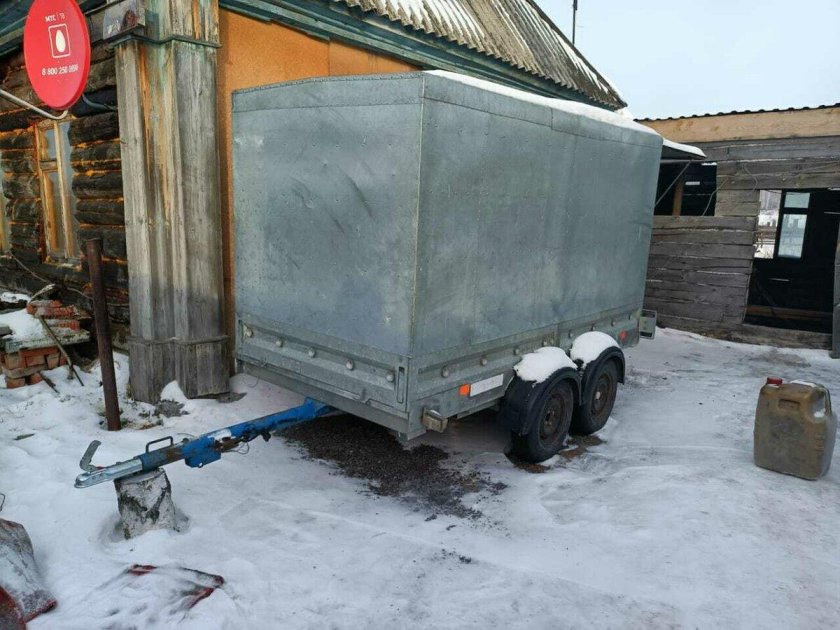 Прицеп для легкового автомобиля двухосный