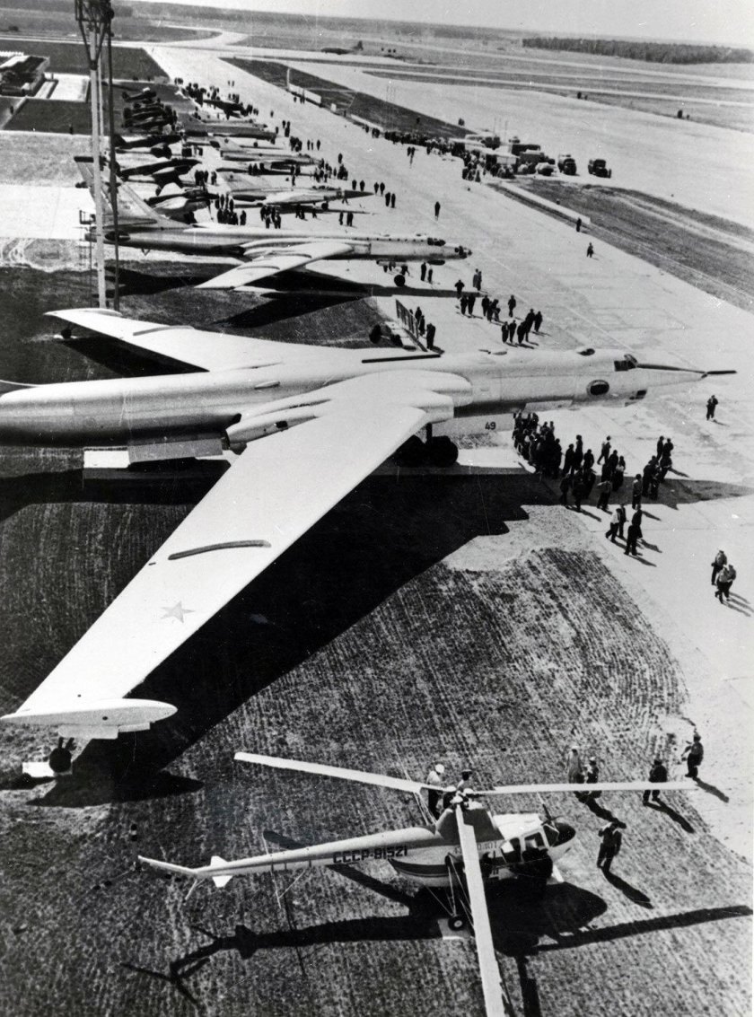 Воздушный парад в Домодедово 1967