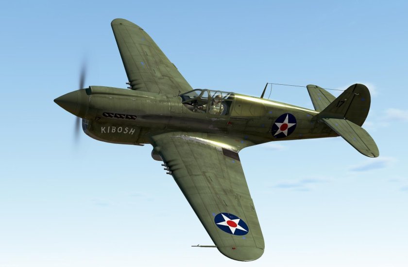 Curtiss p-40b warhawk