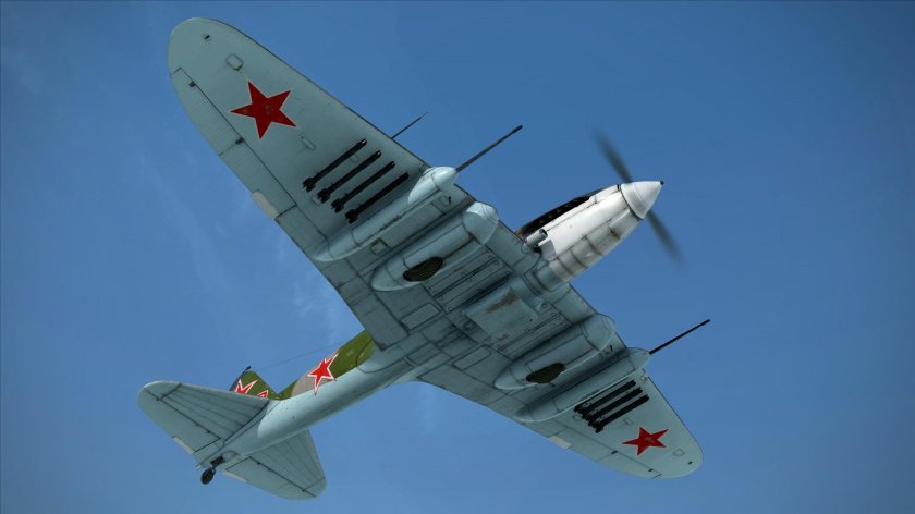 Ил-2 Штурмовик вид снизу