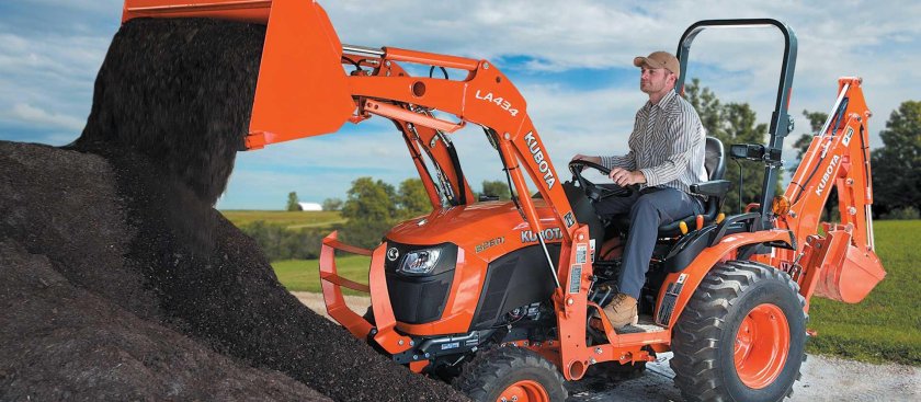 Кубота минитрактор экскаватор