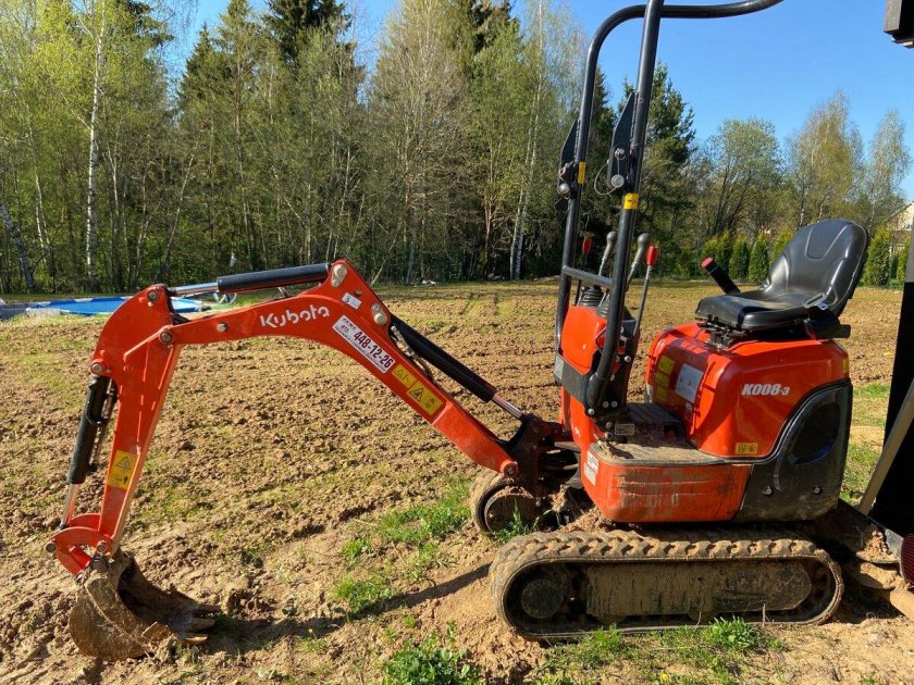 Мини экскаватор Кубота k008