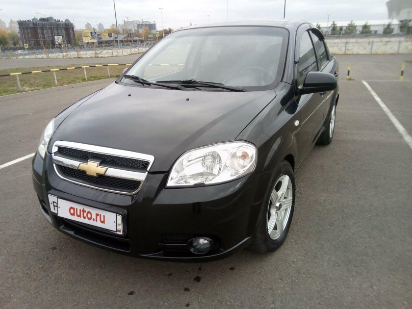 Шевроле авео седан черный 2010