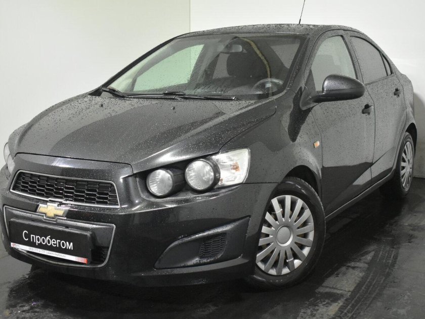 Шевроле Авео 2014 черная