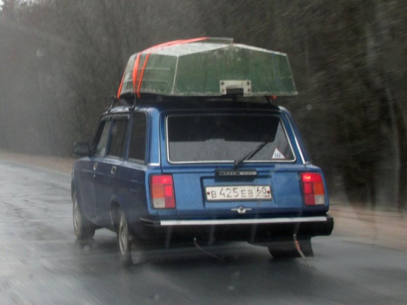 ВАЗ 2104 С прицепом