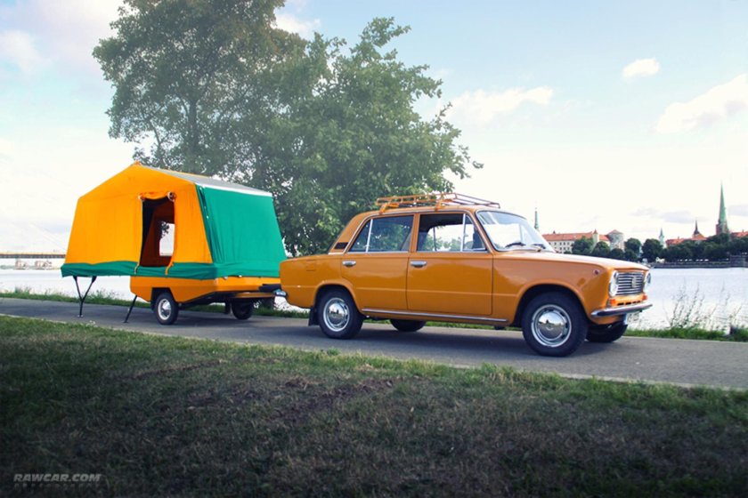 ВАЗ 2101 прицеп Скиф