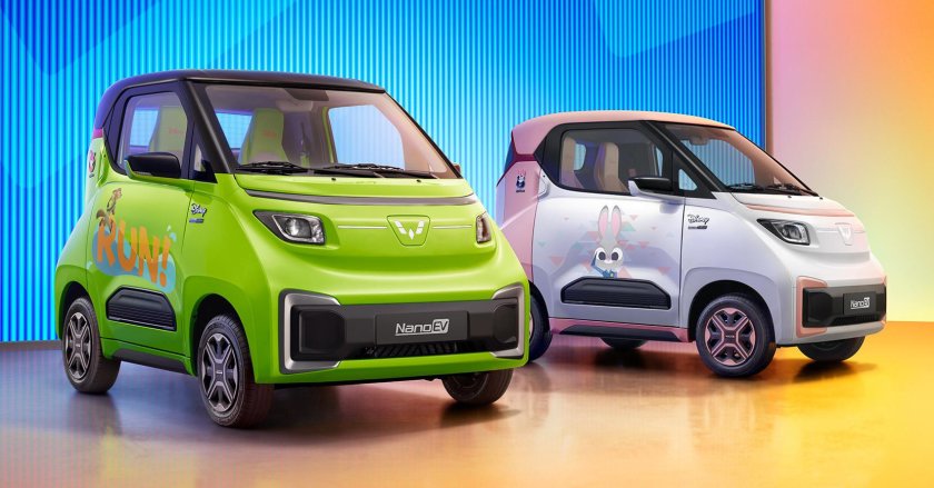 Электромобиль Wuling Mini ev