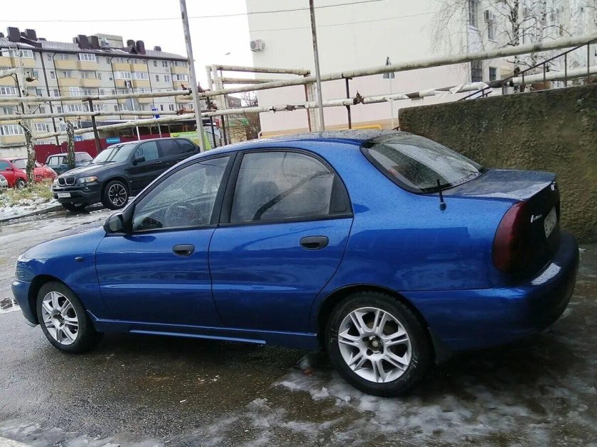 Шевроле ланос синий