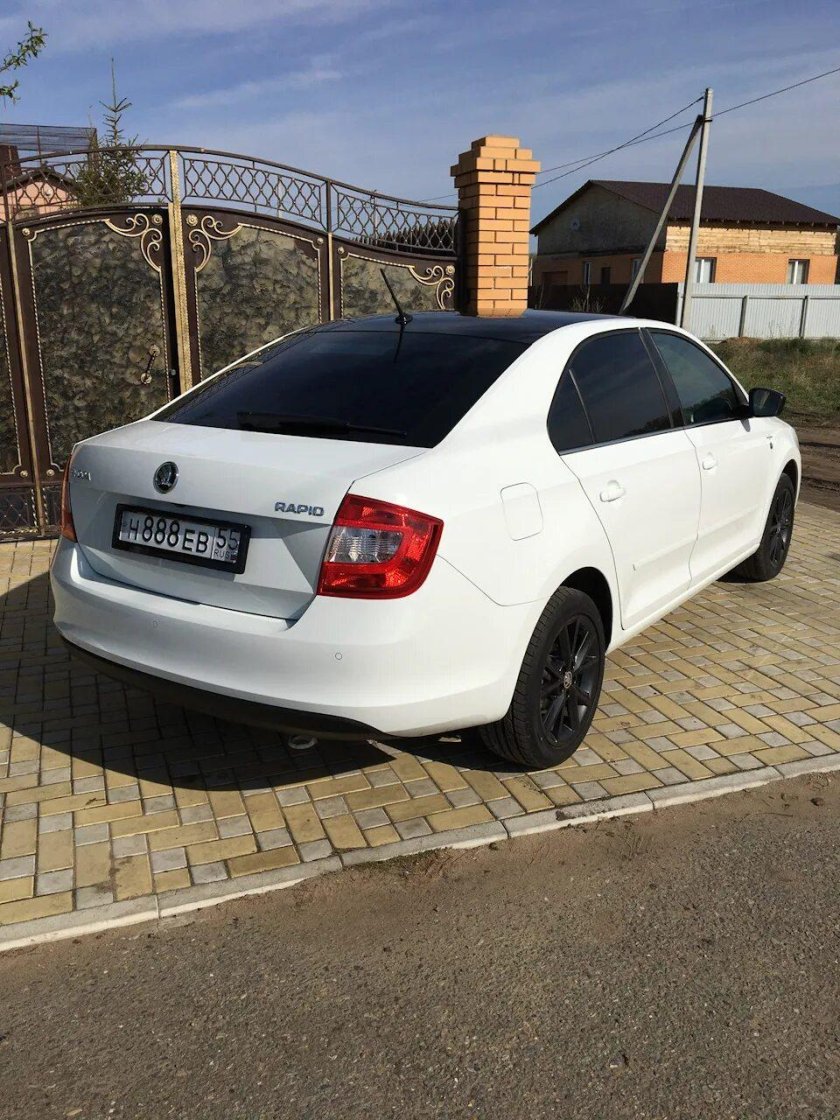 Шкода Рапид бункер