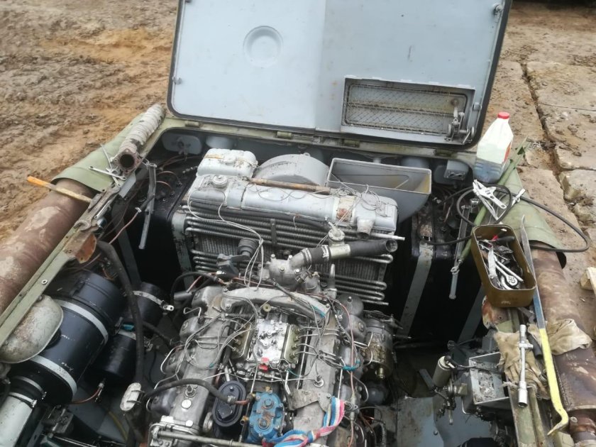 Силовой агрегат БТР 80