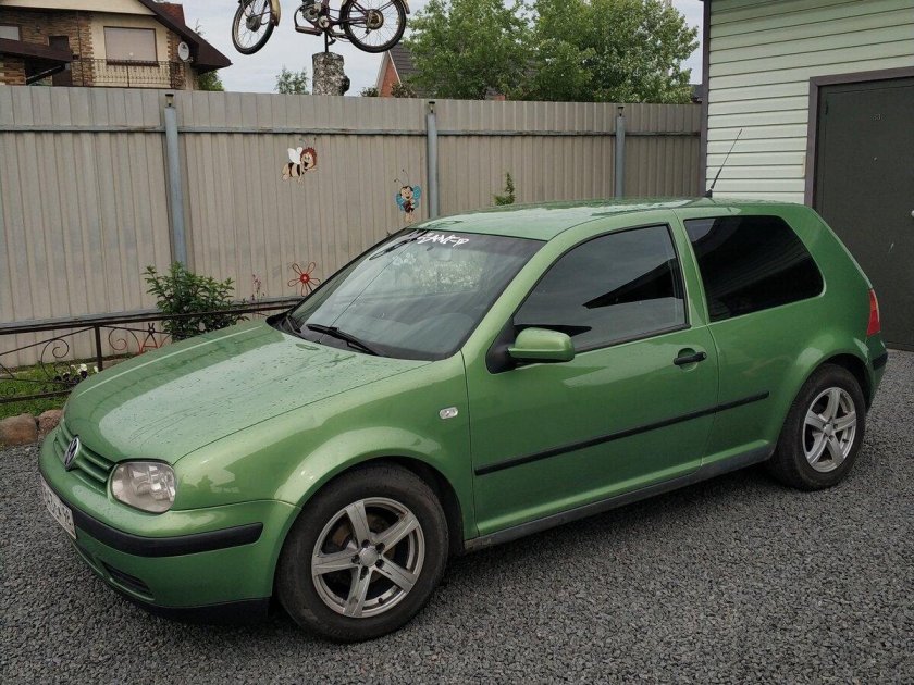 Фольксваген гольф 4 зеленый