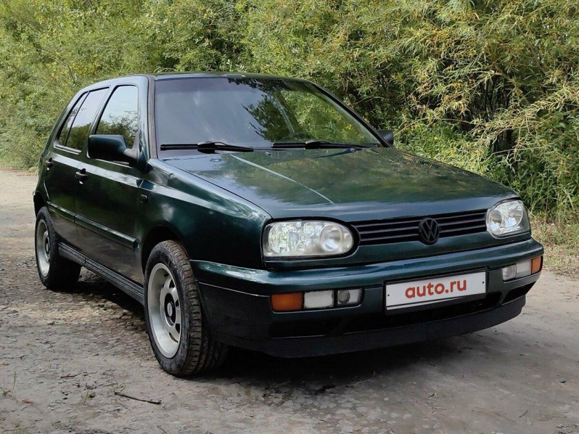 Фольксваген гольф 3 1995 зеленый универсал