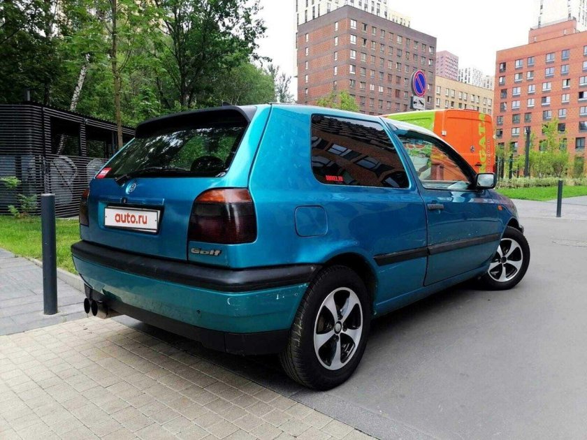 Фольксваген гольф 3 зеленый