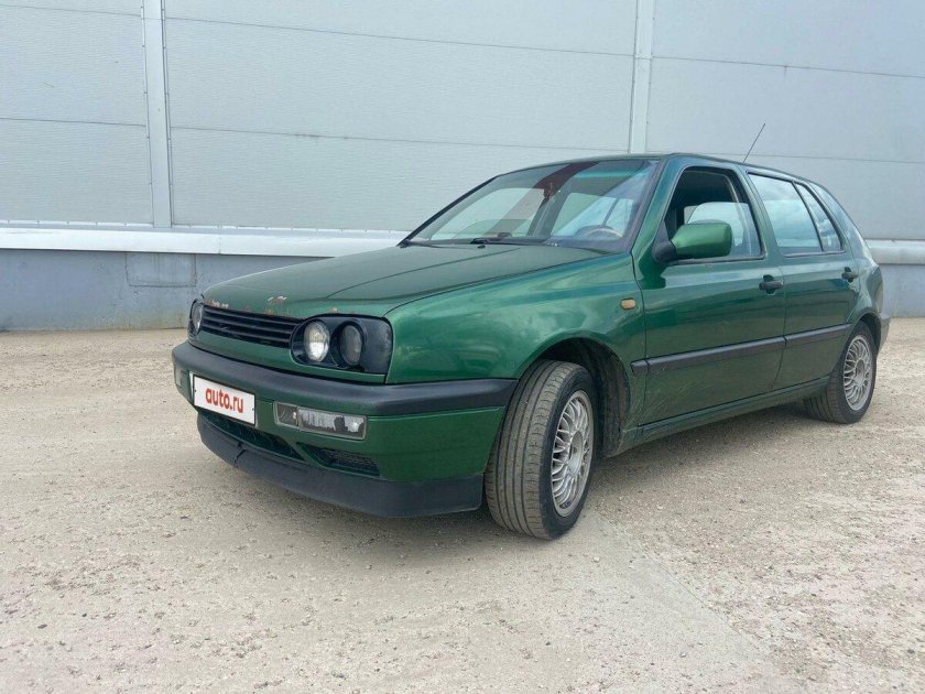 Фольксваген гольф 3 зеленый