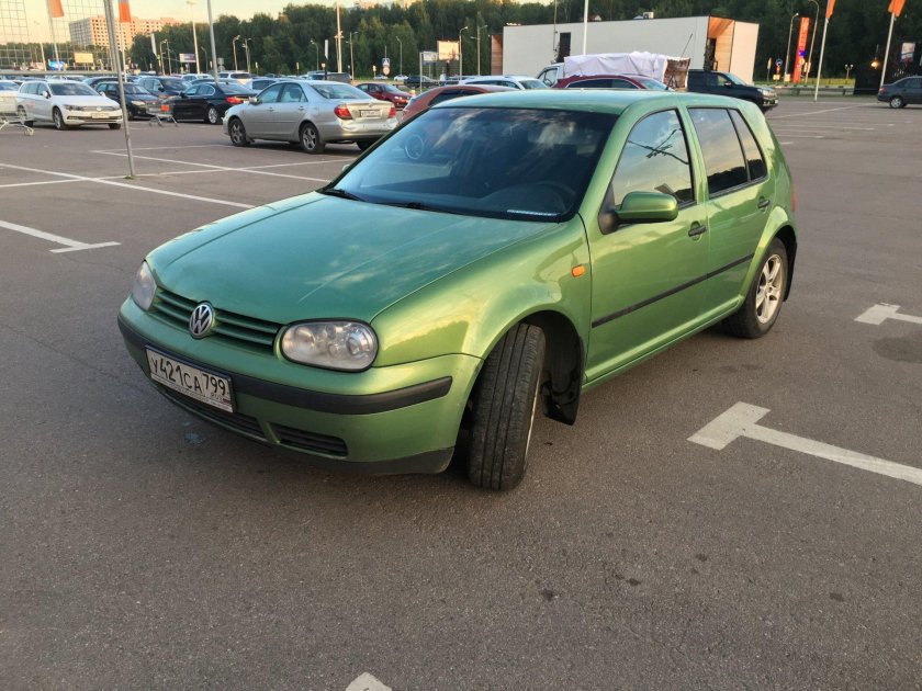 Фольксваген гольф 4 зеленый