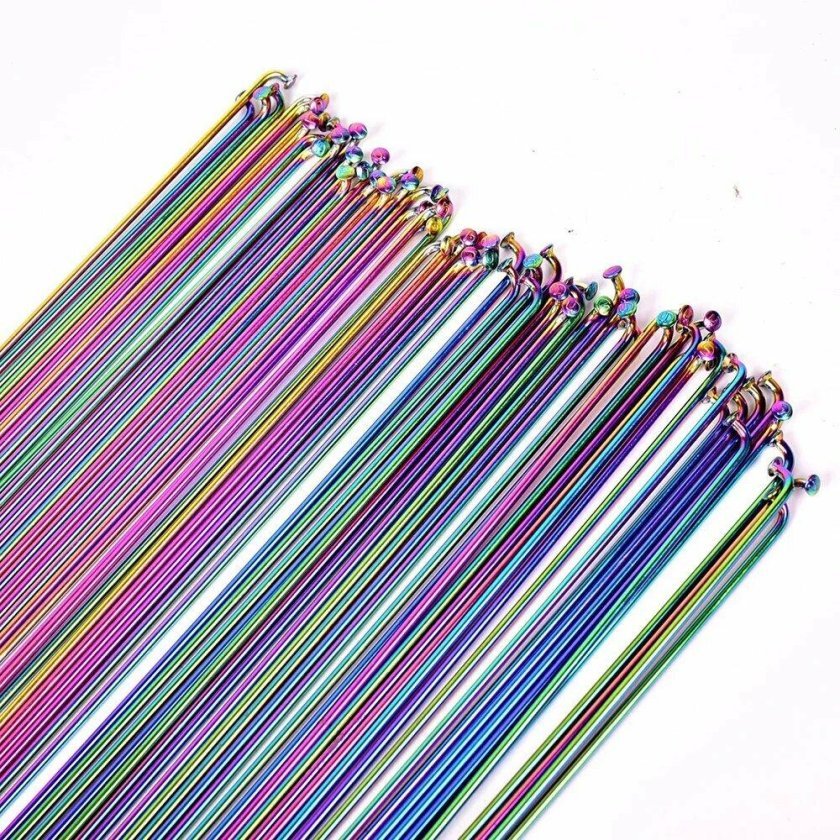 Цветные спицы велосипед