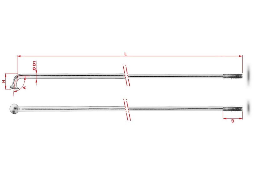 Толщина велосипедной спицы 3мм