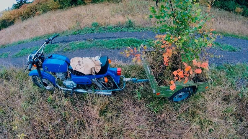 Восход 3м с прицепом