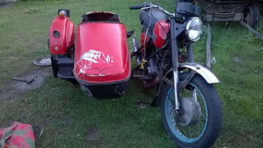 Иж с коляской