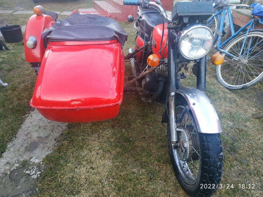 На мотоцикл иж планета