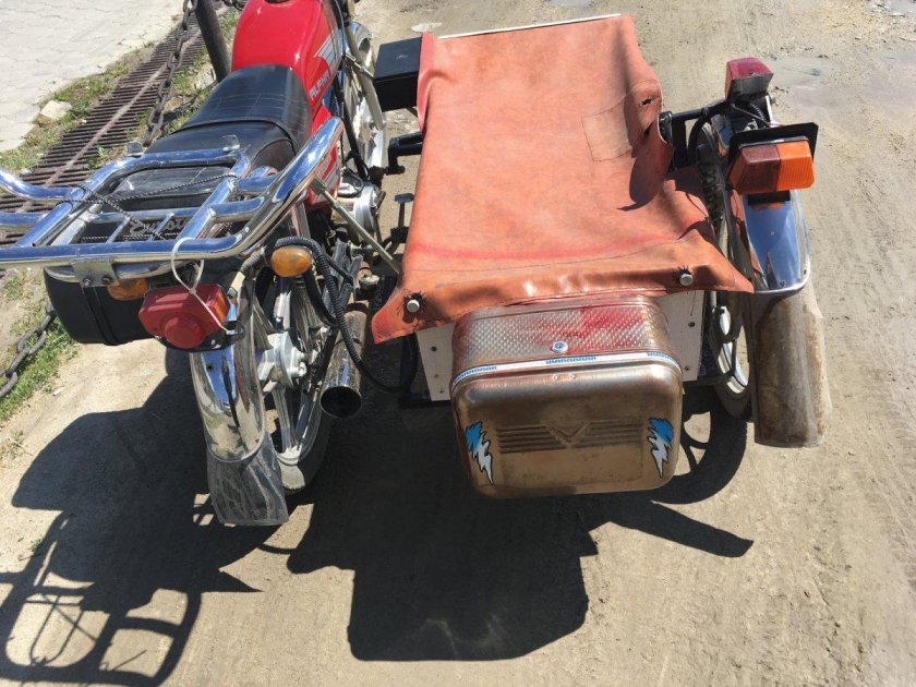 Мопед Альфа с коляской