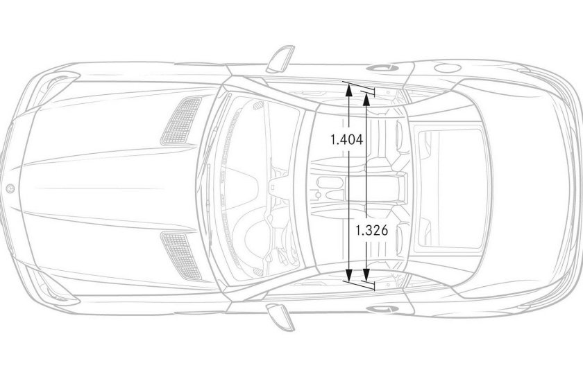Габариты багажника gl 166