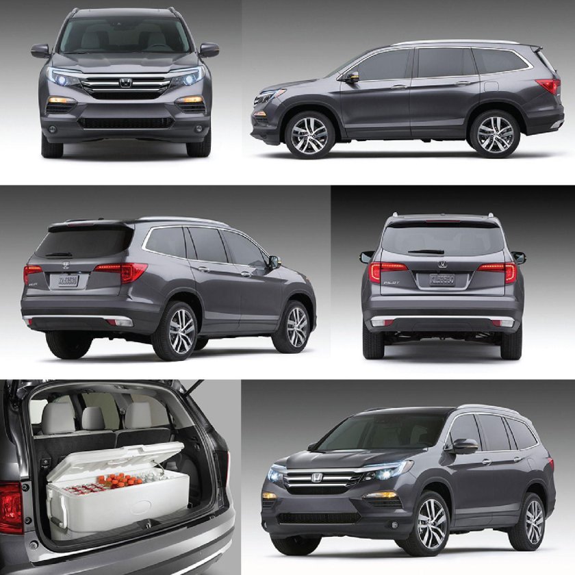 Габариты Honda Pilot 2