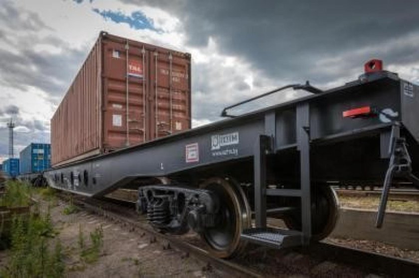 Фитинговая платформа для перевозки 2 20 футовых контейнеров