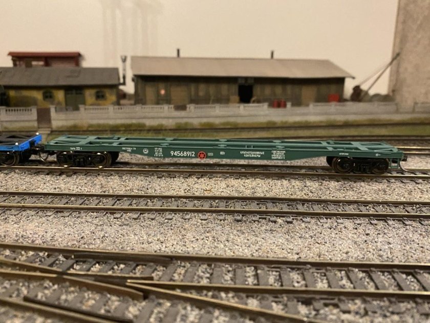 Вагон платформа модель